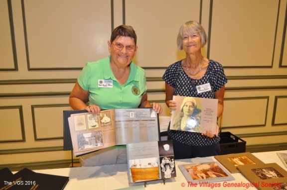 Ruth & Allison with their family history books