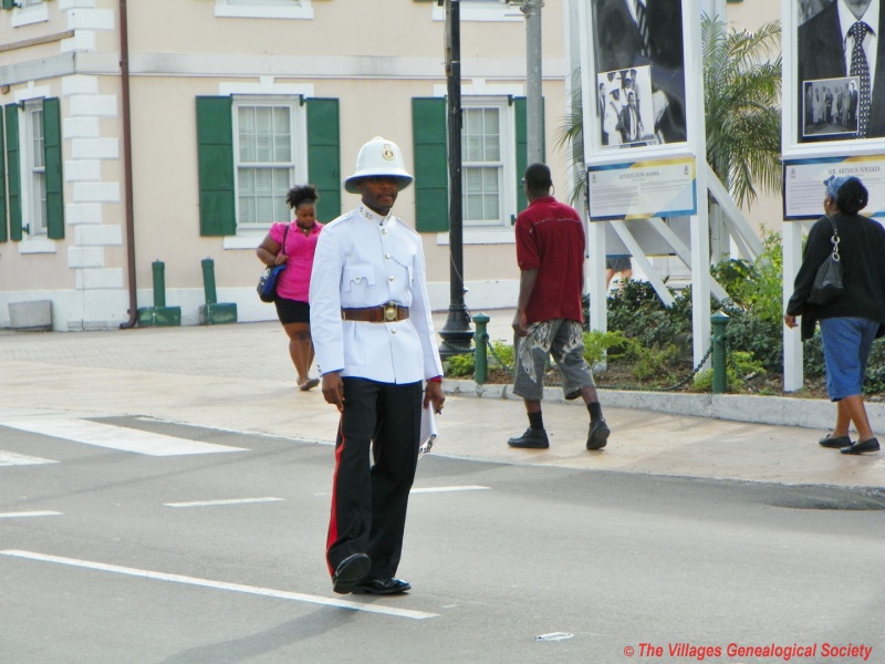 Bahamian Policeman in Nassau (Large)