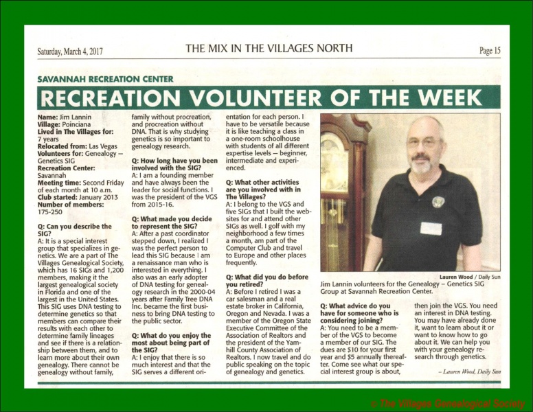 Jim Lannin Recreation Volunteer of the Week - 2017 03 04.jpg