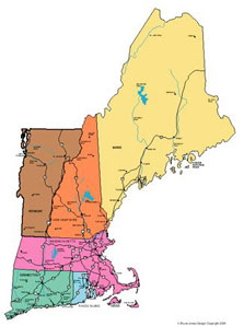 New England Map